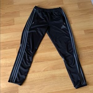 Adidas black youth soccer pants